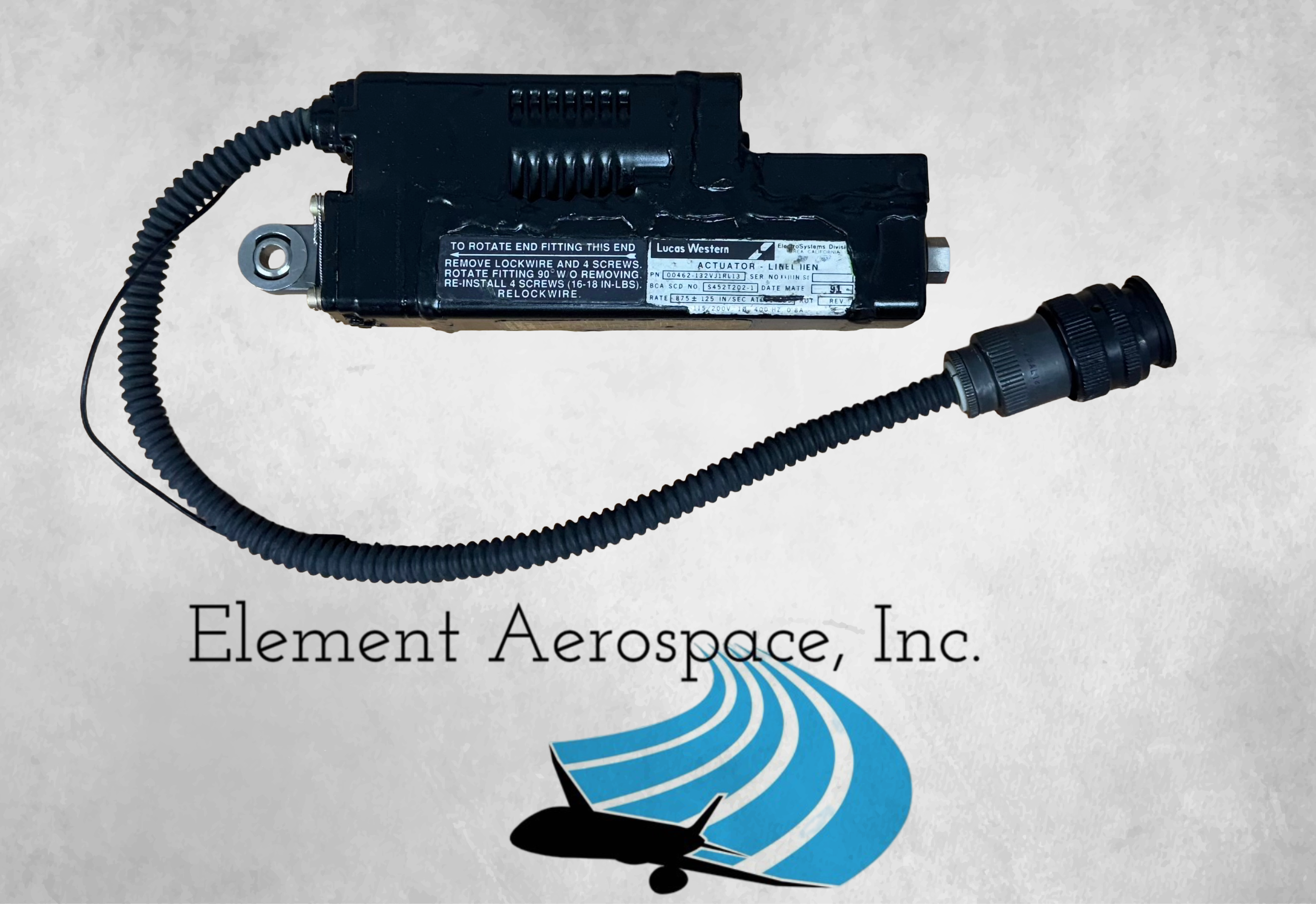 Aircraft Part: Linear Actuator Assy.